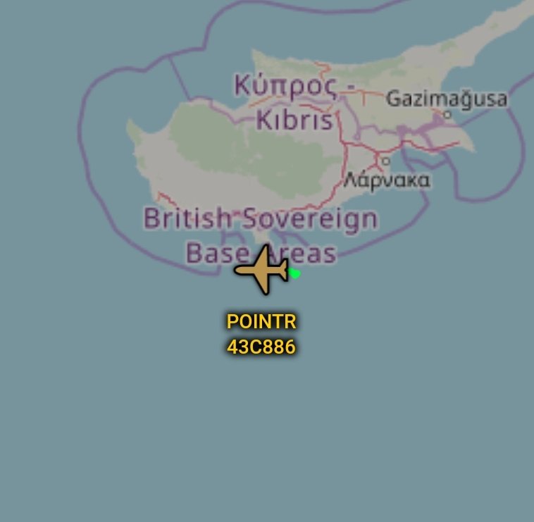 is_keelu's tweet photo. British Army 
Thales Watchkeeper WK450 #UAV 
Spotted off the coast of #Cyprus

#POINTR #43C886 #Drone https://t.co/rP3VnRknc1