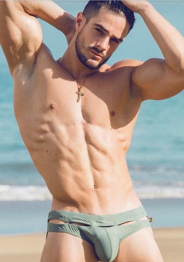 I’m obsessed with this Cuban hunk: Jorge Cobian. 