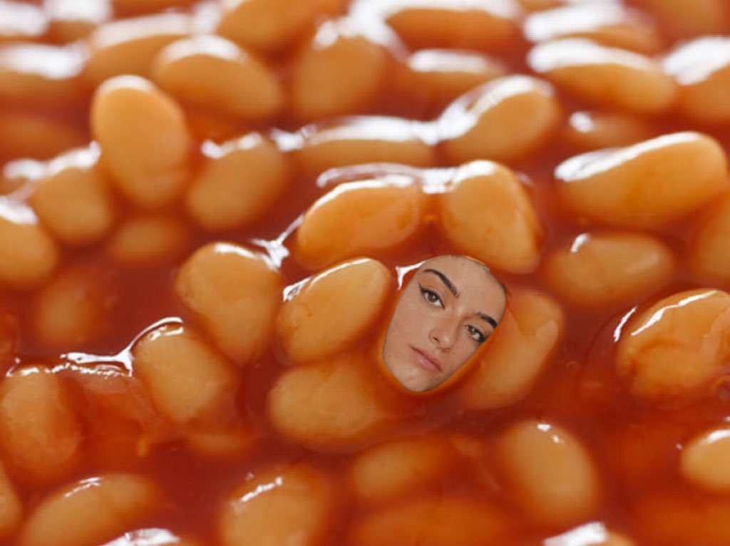 dixie_as's tweet photo. @dixiedamelio as a baked bean https://t.co/e4LrbDjIer
