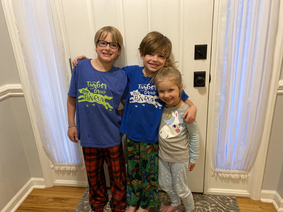 2plus4makesus's tweet photo. Virtual Spirit days with my three Timberwolves. @TimberDriveES @TheCoachKocher @MrsMcGuire427 @mrsfosters4th @queenofrcastle @marnell_katie #Quarantine #hearushowl #timberwolves https://t.co/wj0XOhvz2J