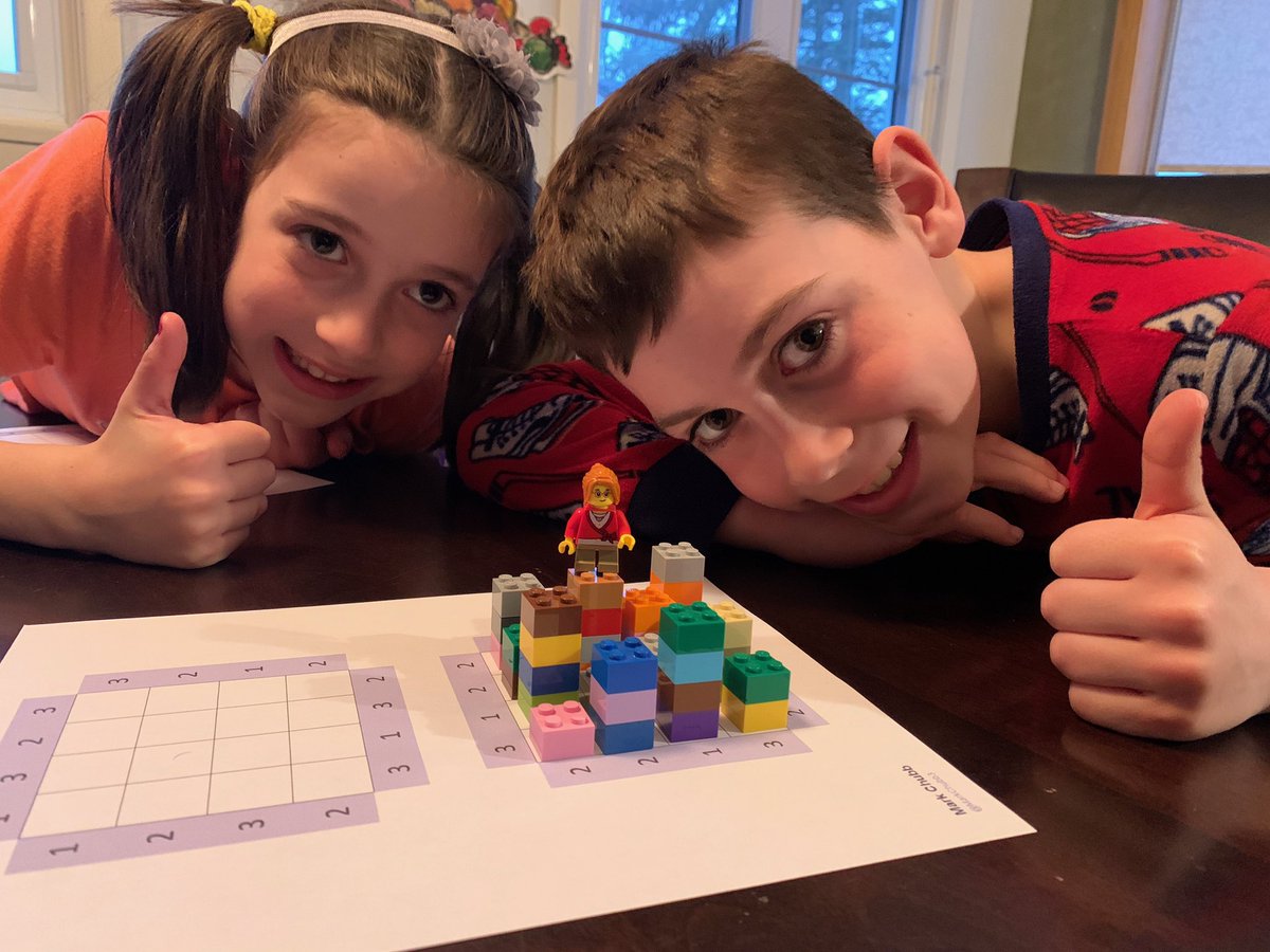 mallorymilton's tweet photo. Two awesome little @GRDGreyhounds finding ways to do @MarkChubb3 skyscrapers with at home manipulatives!!! Thx for sharing R&amp;B.  #mistakesareimportant #growthmindset #keepcalmandlearnon @dsbn https://t.co/K13QnPMg8j