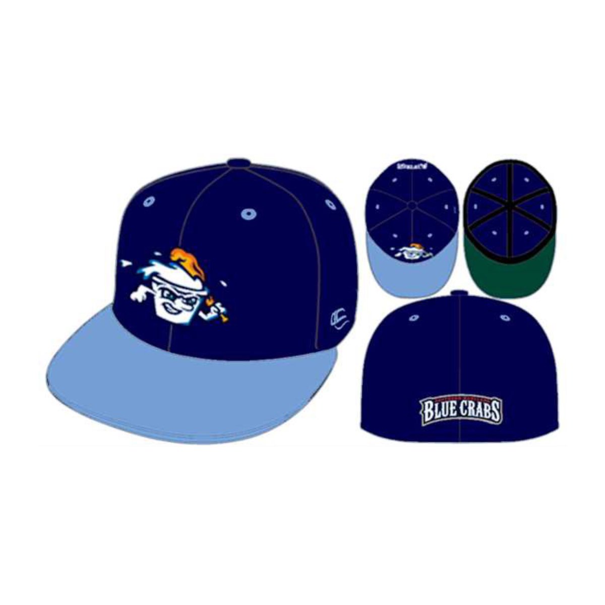 Bleu Cheeses by the  @BlueCrabs Indy league teams are welcome here! This club holds a special place in me as I worked there full and part time for 5 seasons. I was so excited when I saw this go up for pre-order. A fun logo on a clean looking cap.  #HatADay