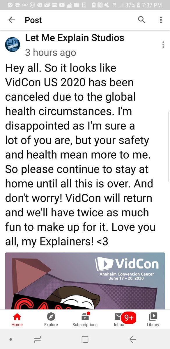 ZachAttack64360's tweet photo. @LME_Studios Hi rebecca I saw your post I had an idea even though it was canceled can you right your thoughts and everything you were hoping to do at 2020 Vidcon BTW I LOVE YOUR VIDEOS "lMY FAVORITE IS "My Terrible Mouth Accident" Stay Healthy and Love your vids PEACE😍🤩😇✌🏻 https://t.co/y5Ir1ohFjl