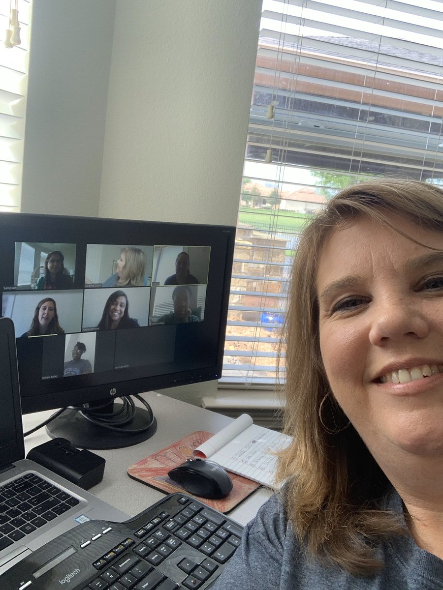 deanna_olson19's tweet photo. @2Springbreak Working from home, but still get to see the sweet faces of my leadership team! Miss them!❤️ https://t.co/Iopi7KKuR1