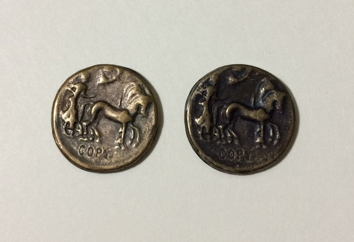Check this out and more in our #etsy shop: Lot of 2 Greek Replica Coins Marked Copy Horse + Charioteer River Godgelas Mythology Copies etsy.me/2QGFAgz #vintage #collectibles #greek #replicacoins #collectible #collectiblecoins #vintagecoins #horse