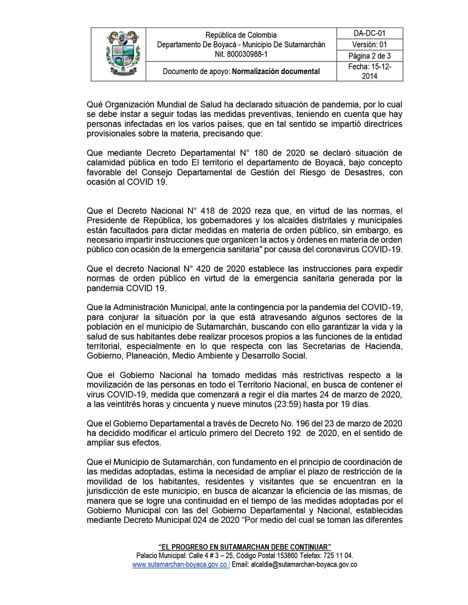 Alcaldía de Sutamarchán tweet media