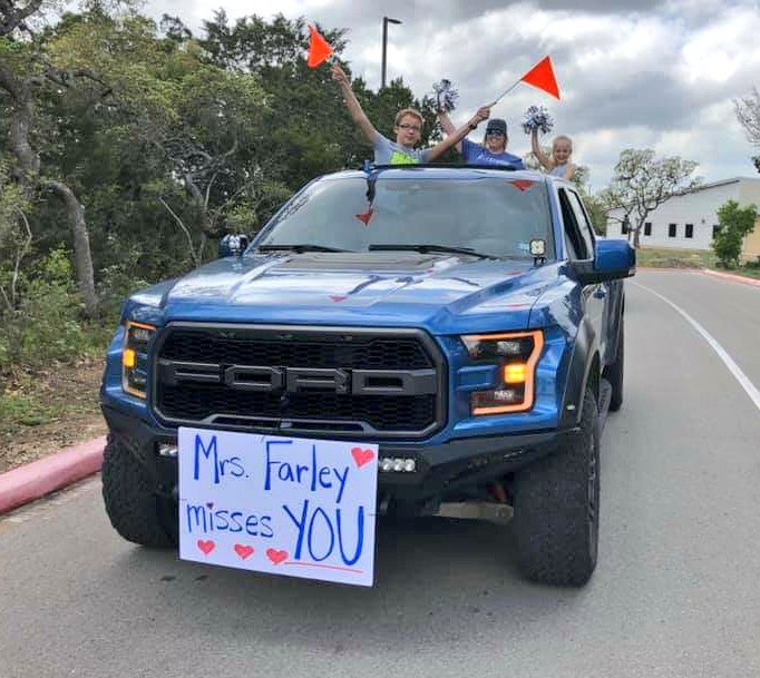 NISDHoffmann's tweet photo. Words cannot express how amazing this was to experience today. Our teachers are the best and we miss our kids and families so much! ❤ #BeLegendary https://t.co/N9gaXXqvPo