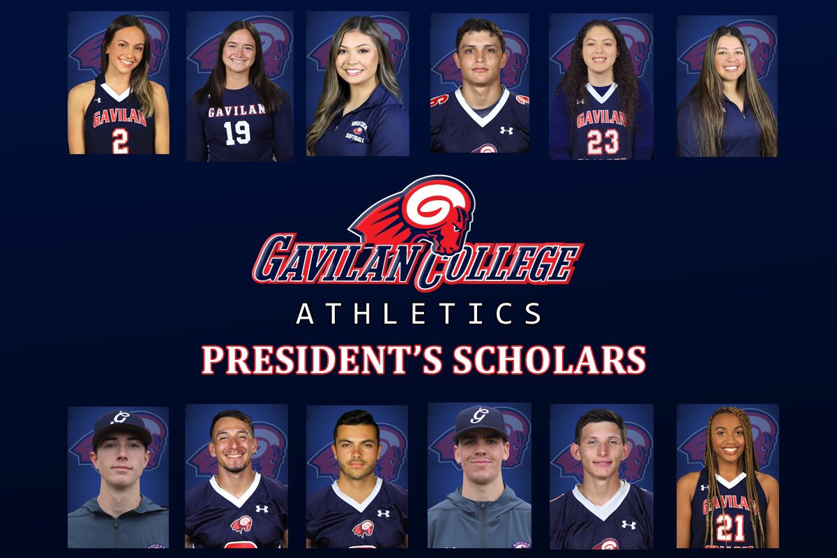 GavilanSports's tweet photo. Gavilan College Athletics is proud to announce that the following student-athletes were named  President Scholars following the completion of Fall 2019. These student-athletes finished with a minimum 3.5 GPA while passing at least 15 units! https://t.co/MWm0WXCxUA