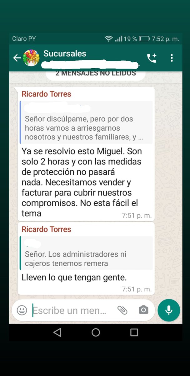 QuedateenC's tweet photo. Bristol obliga a ir a sus funcionarios
Para facturar! @MaritoAbdo @MazzoleniJulio @msaludpy @TelefuturoInfo @sntcanal9 @C9NParaguay @trecepy @santula @JoseLChilavert_ @oscar_marandu @yolandapark1 https://t.co/fyHvL7hZGb