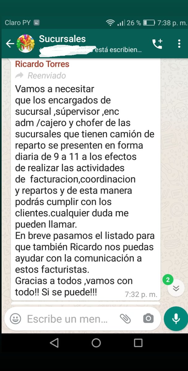 QuedateenC's tweet photo. Bristol obliga a ir a sus funcionarios
Para facturar! @MaritoAbdo @MazzoleniJulio @msaludpy @TelefuturoInfo @sntcanal9 @C9NParaguay @trecepy @santula @JoseLChilavert_ @oscar_marandu @yolandapark1 https://t.co/fyHvL7hZGb