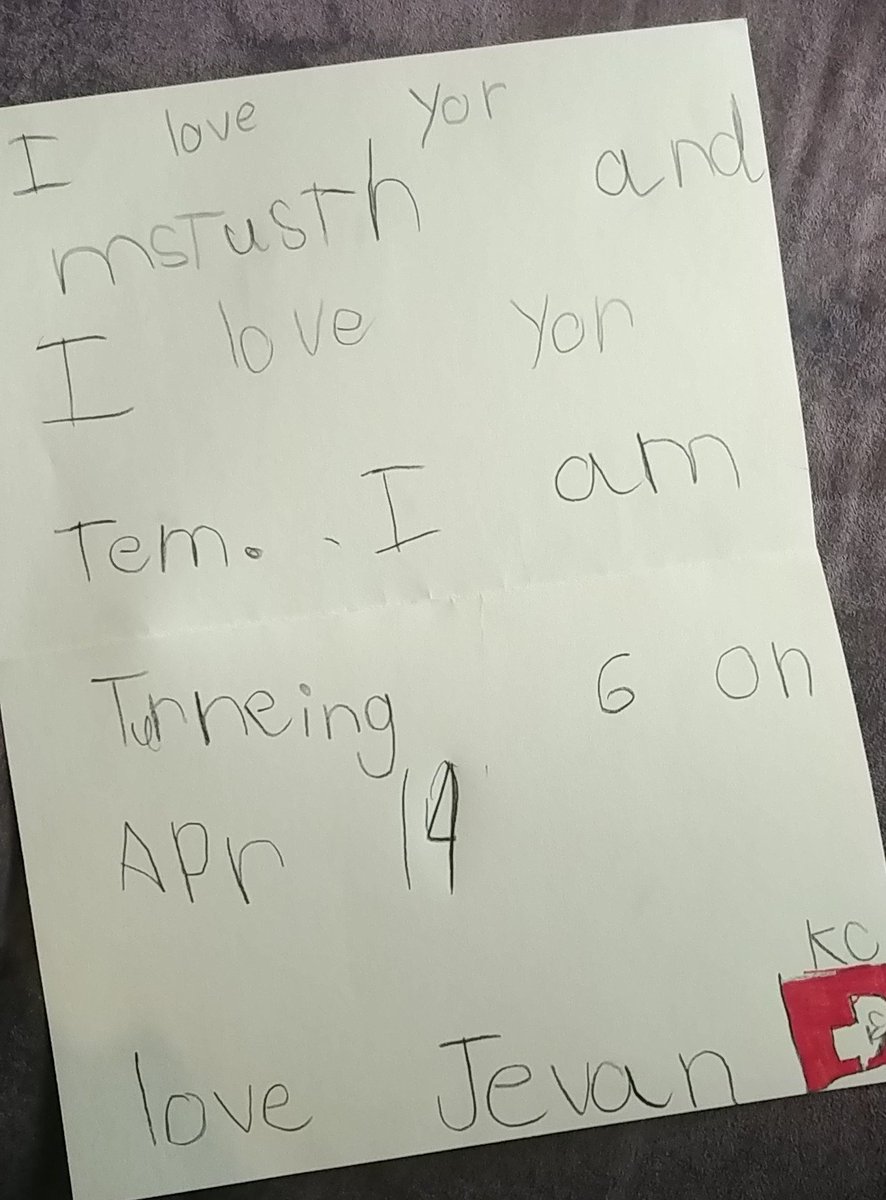 alanalin86's tweet photo. @Chiefs My son wanted to invite the Chiefs players and Andy Reid to his birthday party. With COVID-19 it's looking like he won't even get a party :( Here's his invite to the coach. Would you send him a card to cheer him up for his special day? https://t.co/lYVoexe2tY
