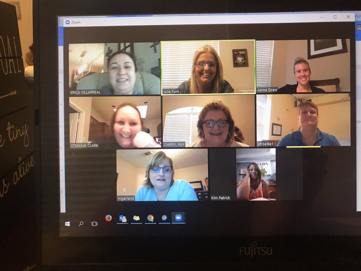 KuehnleKISD's tweet photo. Zoom PLC success!  Sure have missed our teachers!  @KleinISD https://t.co/xp3CLd8149