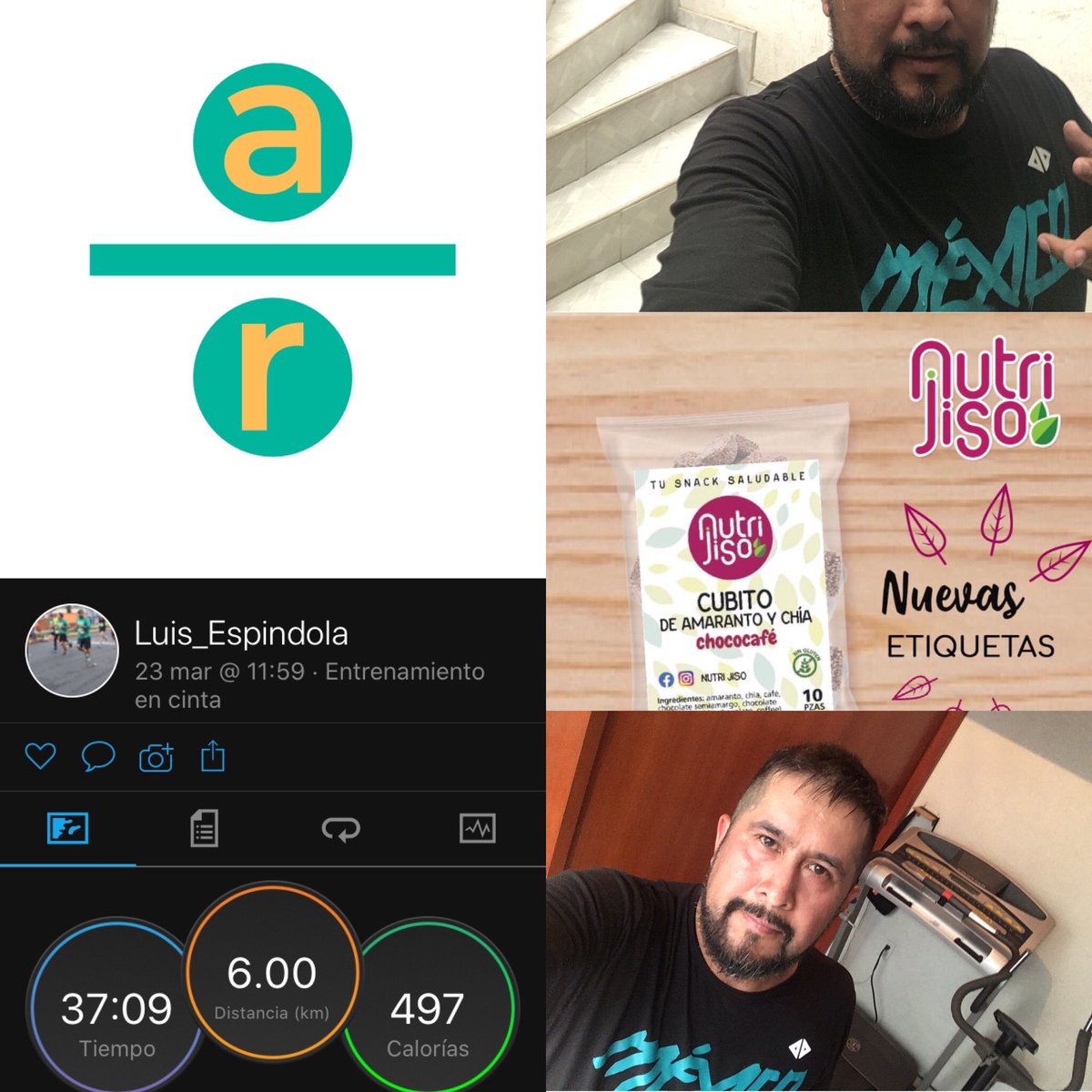 doctorespindola's tweet photo. Dijeron que en casa y pues en casa tocó chinguita: 
-6 kms en caminadora
-60 burpees 
-18 min en bici
-160 remos
-180 saltos de tijera
-700 escaleras 
-180 desplantes 

¡Ahí nomás!

#QuiénDijoMiedo?
#NiMadresQueMeRajo
@LosCobardesTea1 #SomosAcide #Nutrijiso https://t.co/hlEkRlLdbZ