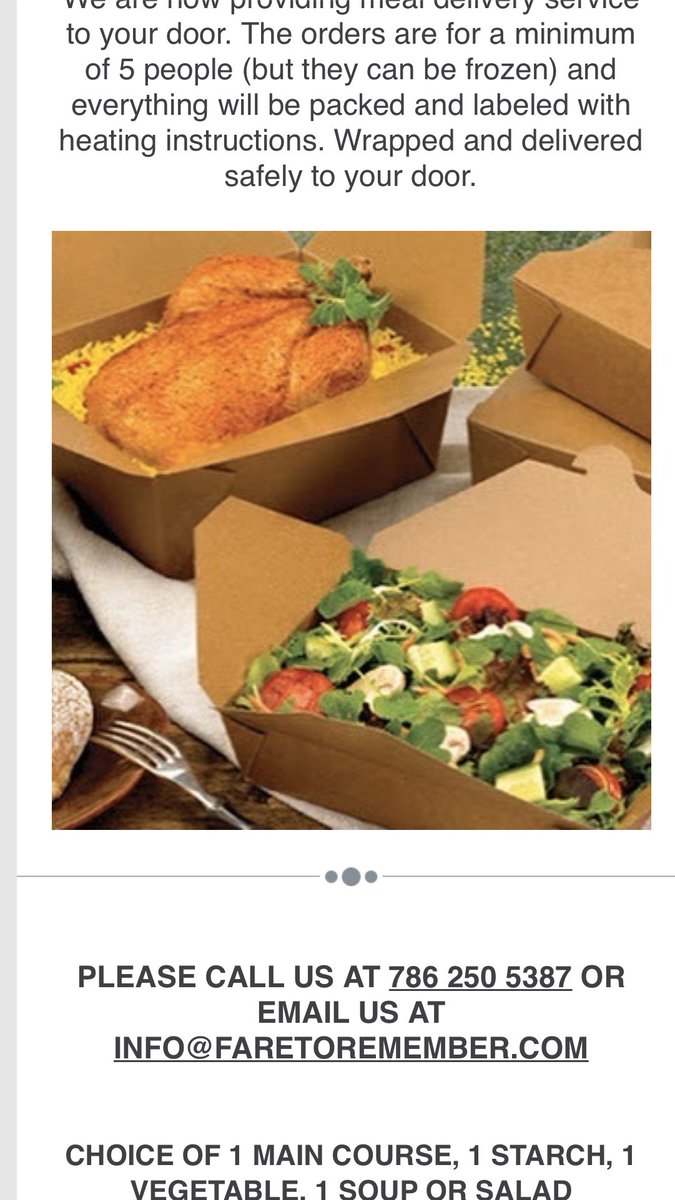 Ordered dinner tonight from <a href="/faretoremember1/">Sarah Davidoff</a> amazing meal provided by some amazing people!
I highly recommend and let’s support our @GulliverSchools families 💙💙💙