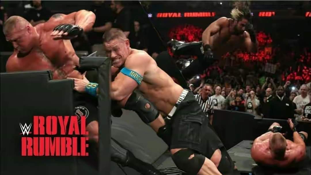 Wwe Fans Relive Seth Rollins Vs John Cena Vs Brock Lesnar From Royal Rumble 2015