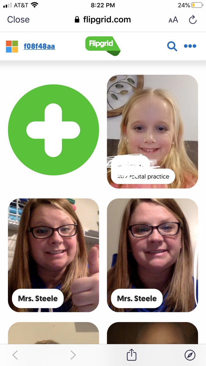 MrsDSteele's tweet photo. We participated in our first @Flipgrid today!! It was great to see what the kids are doing to stay active at home! @canon_mac @MuseCMSD https://t.co/964HA0m63O