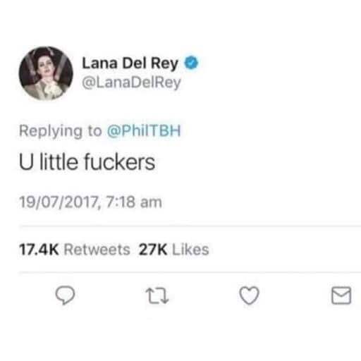 Lana Del Rey on Twitter "Lana Del Rey when her album got leaked // Dua Lipa when her album got