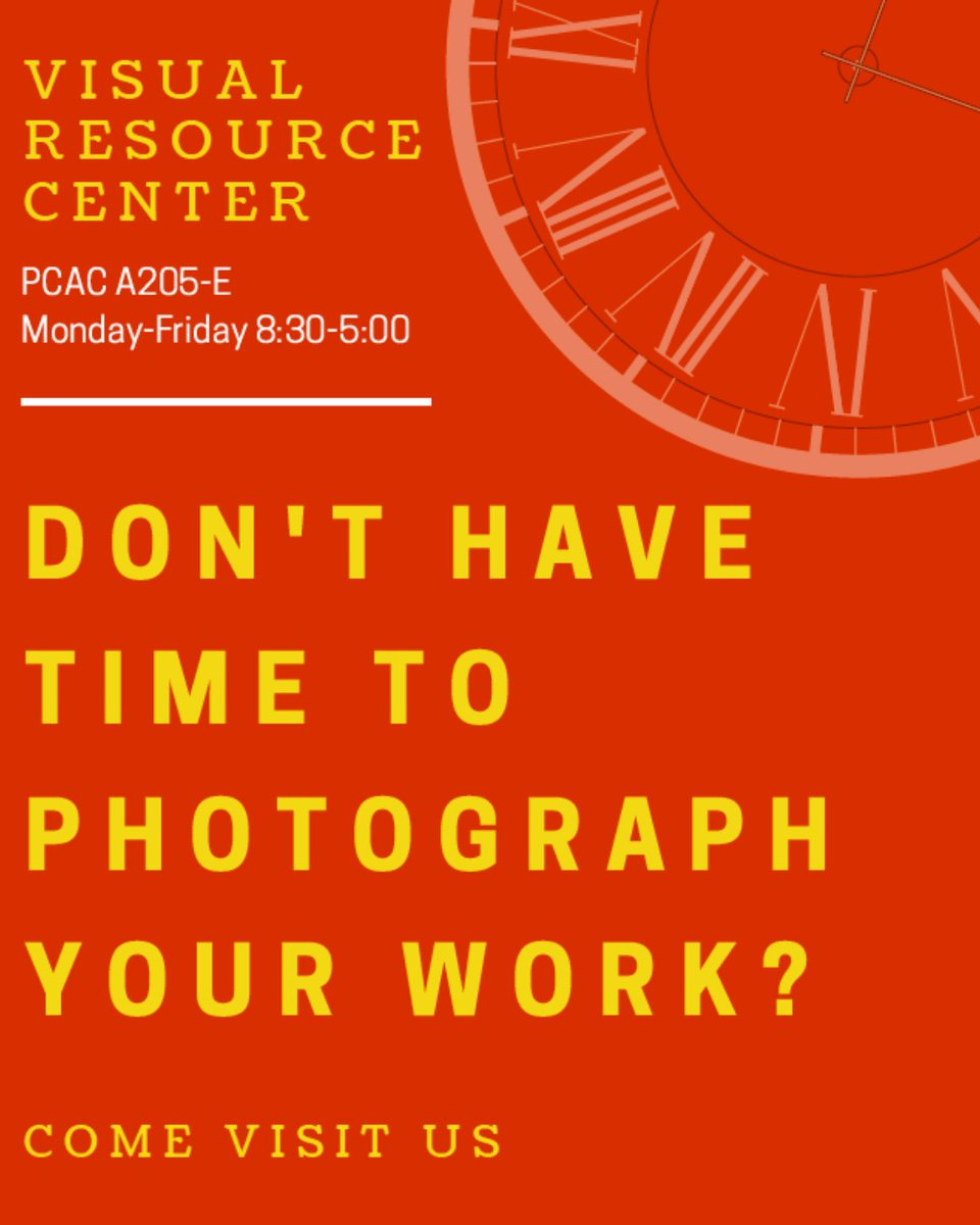 UNHArts's tweet photo. UNH Art Students! Need high-quality photographs of your work for a portfolio? Come to the Visual Resource Center (VRC) to get your work photographed. https://t.co/fqmLEBFf9J