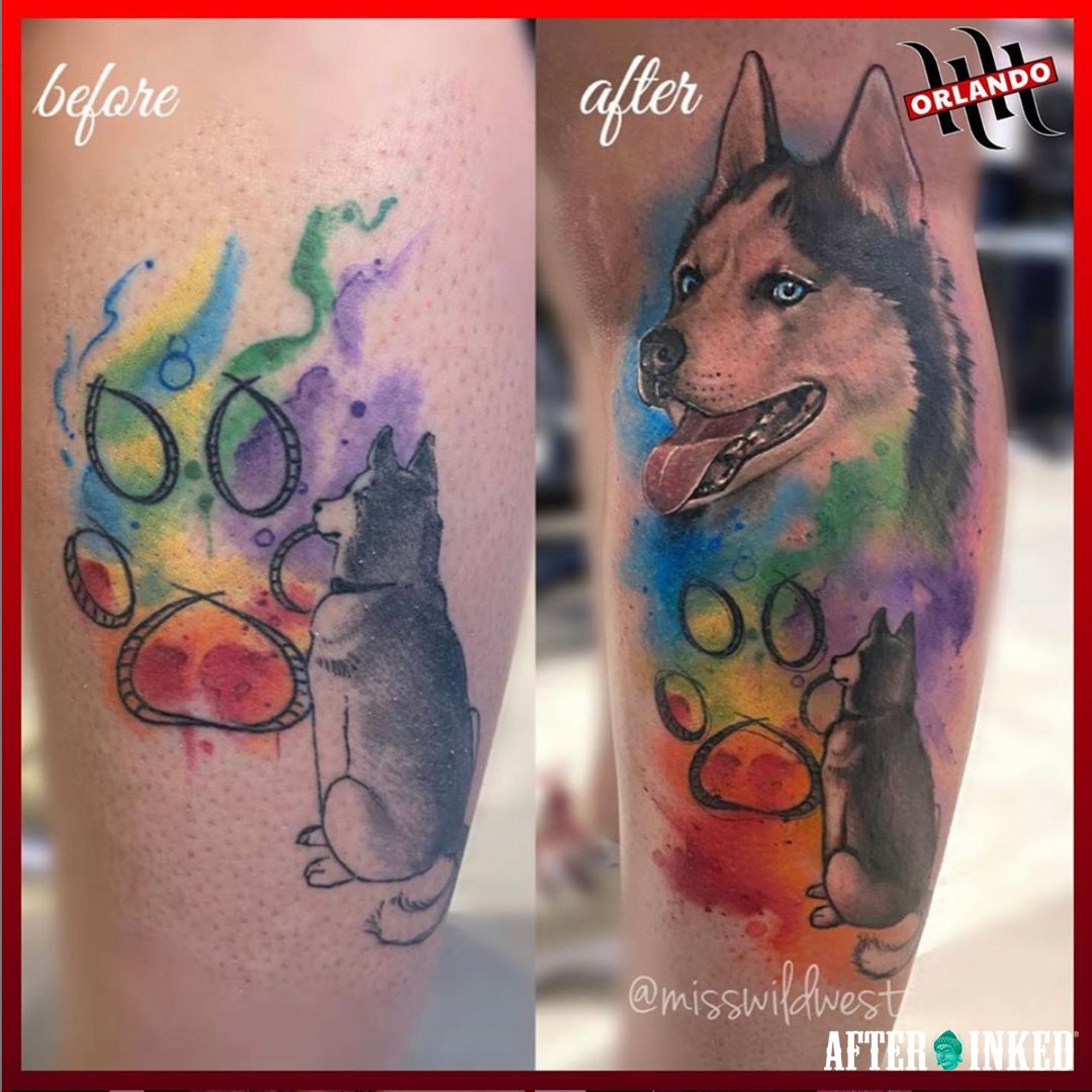 AfterInked's tweet photo. There's no love like puppy love! #NationalPuppyDay #afterinked #proudusers #formulatedforperfection #afterinkedeveryday #tattooaftercare #piercingaftercare #inkseal #npj #vegan #dog #dogs #cute #dogstagram #dogoftheday #instadog #puppies #tattoosbyhector #misswildwest #mkltattoos https://t.co/YCS1zTDYtE