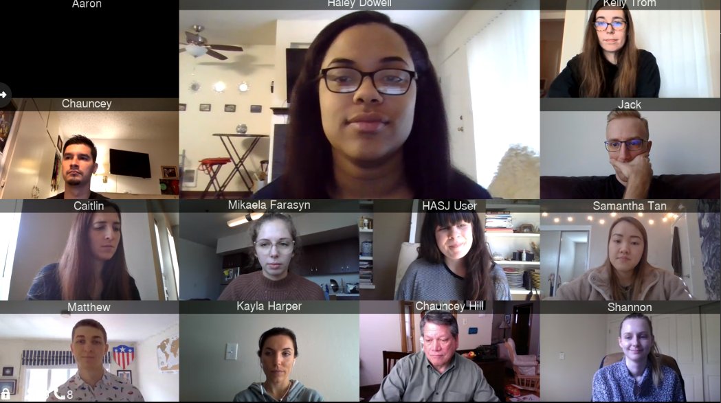 DailyBrew's tweet photo. Our monthly staff meeting had a new look and feel, but it also had the people who make this agency feel like a family. We may be #WFH, but we always stay connected. #InsideHA https://t.co/NC5kEabzSk