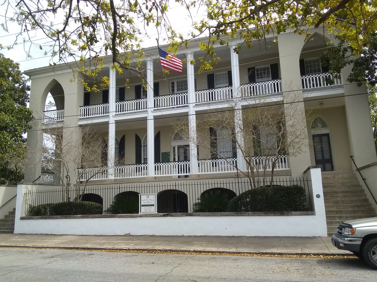 Marine Hospital, born in 1833 in Charleston, designed by Robert Mills.8/n