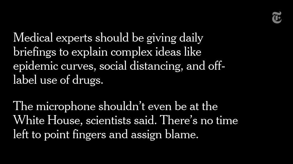 nytimes's tweet photo. Scientists must be heard.
https://t.co/Mn2lMJvh40 https://t.co/oFGRjqHVJx