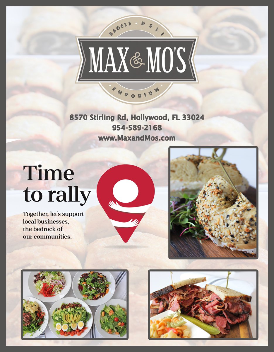 Max &amp; Mo’s continues to serve its community by remaining open for deli counter/take out service as well as offering delivery straight to your home.  Our hours are 8am-3pm every day. Like/Share/Spread the word!