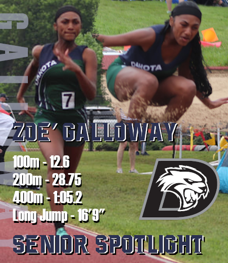 DHSTrackField's tweet photo. #Track2020 Senior Zoe' Galloway #StayHungry https://t.co/YOrHwZNJy6
