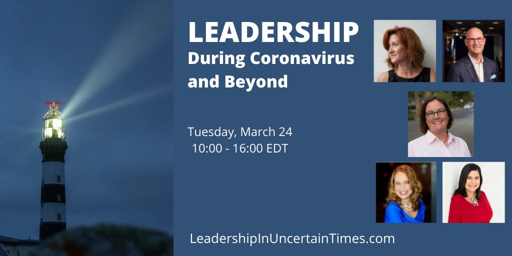 Words for day 2 of #Leadership in Uncertain Times:
Remote
Engagement
Health
Loyalty 
Communication
Register now: LeadershipInUncertainTimes.com