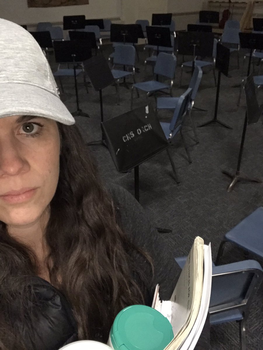 Went into school tonight to grab a few things before “stay home, stay safe” goes into effect. Can’t wait to be back. Missing my orchestra fam so much💕🎻 #clawstrings #clawsonpride #michigancoronavirus