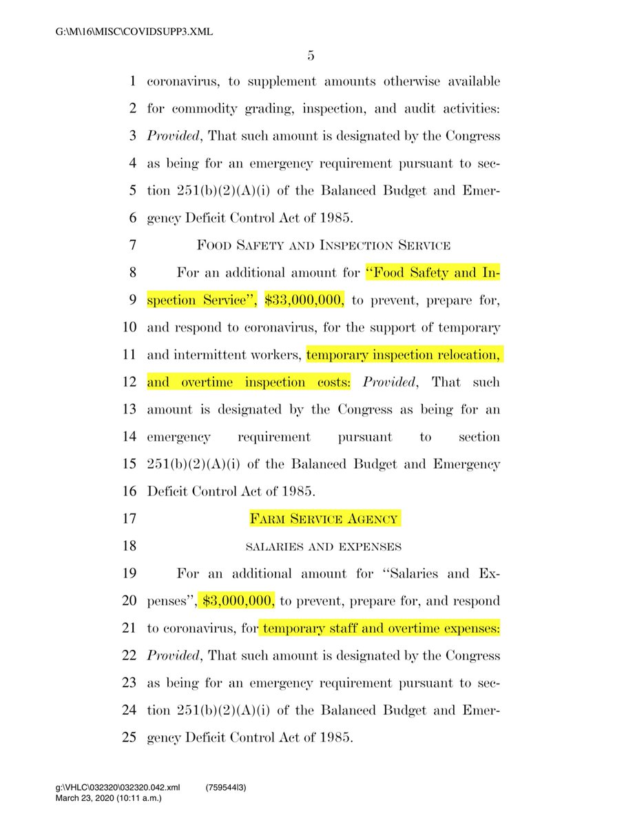Unlike that monstrosity of Trump/McConnell/Mnuchin bailing out big corporations At least the House Democrats added farms, farmers & rural farm loans & addresses the rural telecom issues facing students  https://appropriations.house.gov/sites/democrats.appropriations.house.gov/files/COVIDSUPP3_xml.pdf