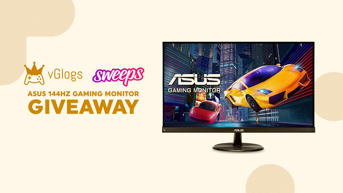 vGlogsapp's tweet photo. We've teamed up with @Sweepsgg for this ASUS 144Hz Gaming Monitor giveaway!

To enter:
🔗 Click here: https://t.co/Lz353ahJTC

Bonus entries:
👥 Tag a friend
💬 Reply to this tweet
💞 Retweet and like this tweet
👉 Follow @vGlogsapp https://t.co/vSnFkJcIq2
