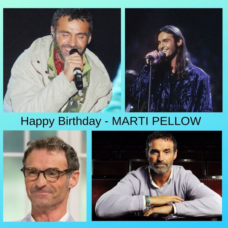 Marti Pellow cumple 55 años hoy, el mismo día que cumples años Tú!!!Happy Birthday!!!   