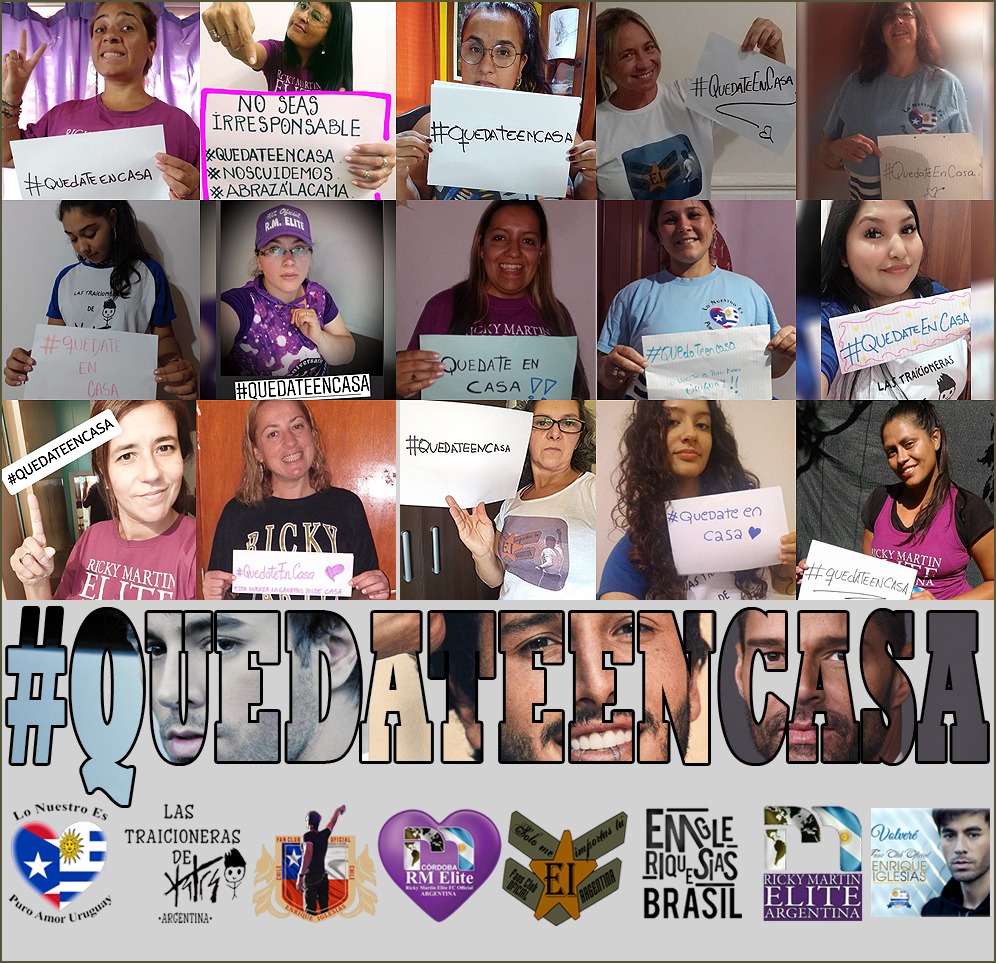 smeimportastu's tweet photo. QUEDATE EN CASA, JUNTOS PODEMOS LOGRARLO

#QuedateEnCasa #stayHome #COVID19 
@enriqueiglesias @SebastianYatra @ricky_martin @LatinVasion @SonyMusicArg 

Fans Clubes 
@VolvereOficial @EnriqueFanChile @EnriqueIgBrasil 
@TraicionerasARG @rmelitecba @rmelite @LoNuestroFCURU https://t.co/XIAIAB5kUz