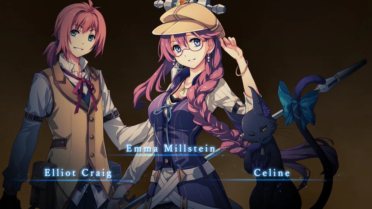 Emma (She's cool, she's a fujoshi) and best girl Celine. Also Gaius' twink.  #TrailsofColdSteelIII