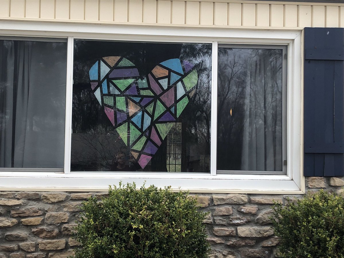 Making this with my kids made me happy. Seeing it in my window makes me happy. It’s the little things right now. Be safe everyone.