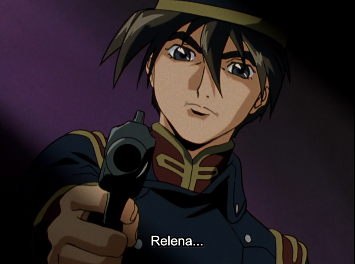 Last episode: Heero says he's going to kill Relena.This episode: He doesn't, because reasons. He instead decides he's going to kill Zechs. Honestly, Heero stating he's going to kill someone makes them essentially immortal.