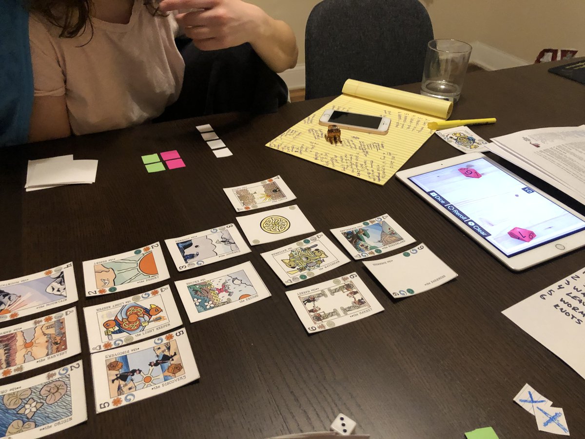 anthonyscorrea's tweet photo. made for #shelterinplace #decktet #printandplay with dice by @pcalc https://t.co/ESnB7g8Goa