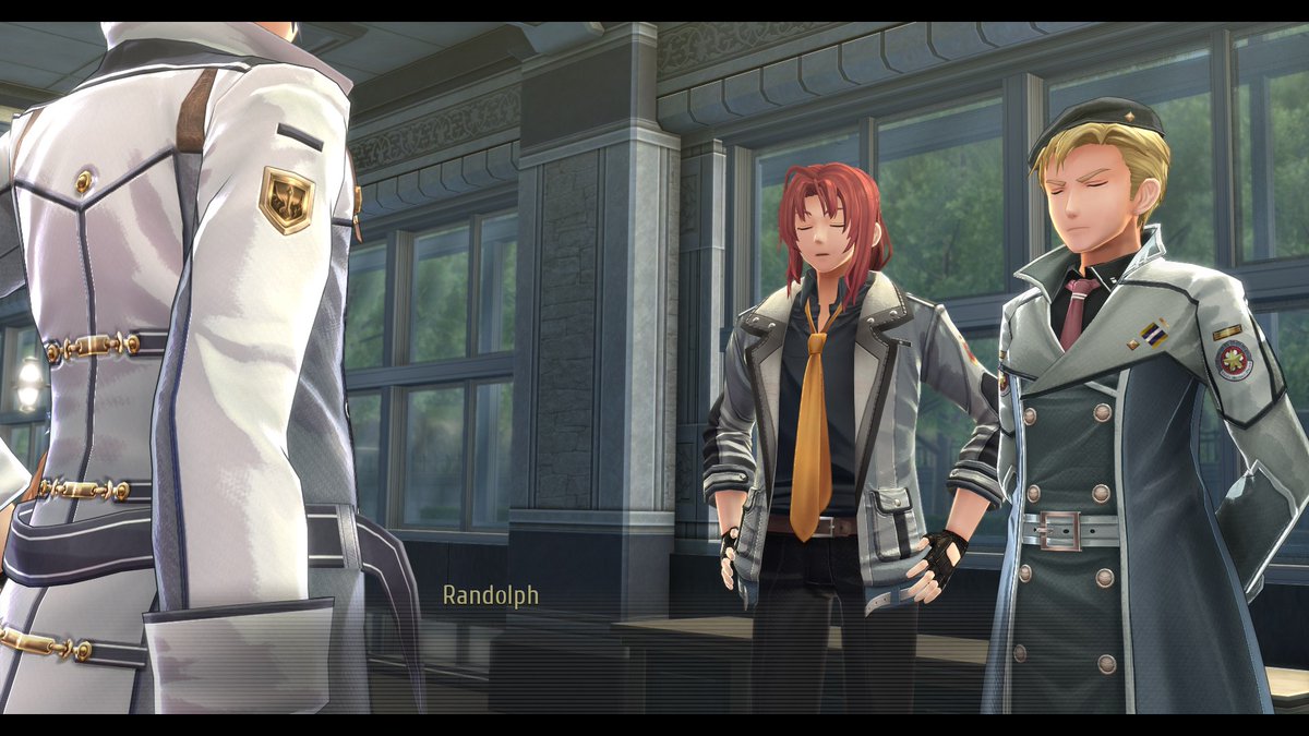 Randy somehow managed to become a teacher. Definitely something sketchy going on here.  #TrailsOfColdSteelIII
