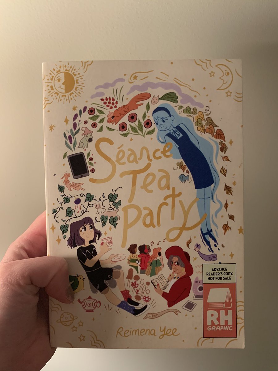 mrsvicdot's tweet photo. Next #QuarantRead is a new MG fantasy graphic novel! So excited to dive in the whimsical world of Séance Tea Party by @reimenayee! 

@RHKidsGraphic @randomhousekids @RHCBEducators 
#bookposse https://t.co/UXBpaJU94q