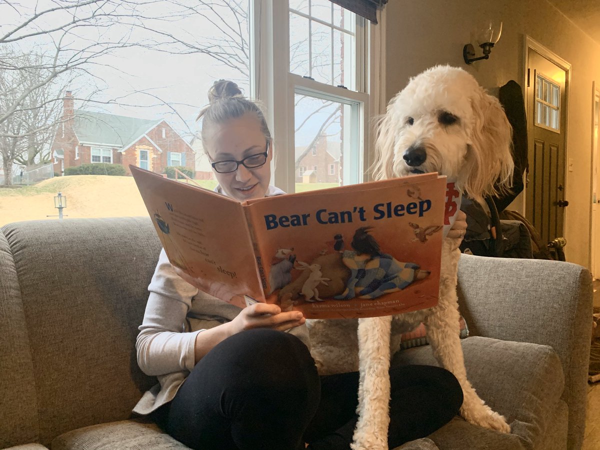 Stanley picked our book for the day! <a href="/NorthScottEWES/">Ed White Elementary</a>