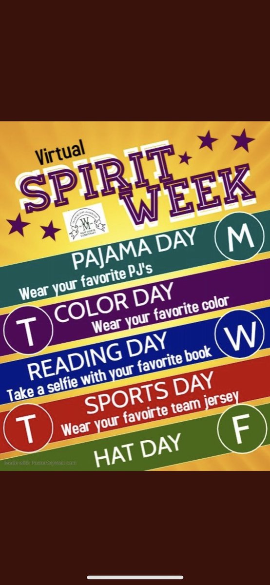 JenWinSaunders's tweet image. I’ve got my fav pajamas on for @APSWestManor pajama day (which I put on after my daily meetings😉) Now it’s time to get in my 20 min (prolly more) of reading! #APSRace2Read Tomorrow- wear your fav color! #virtualspiritweek