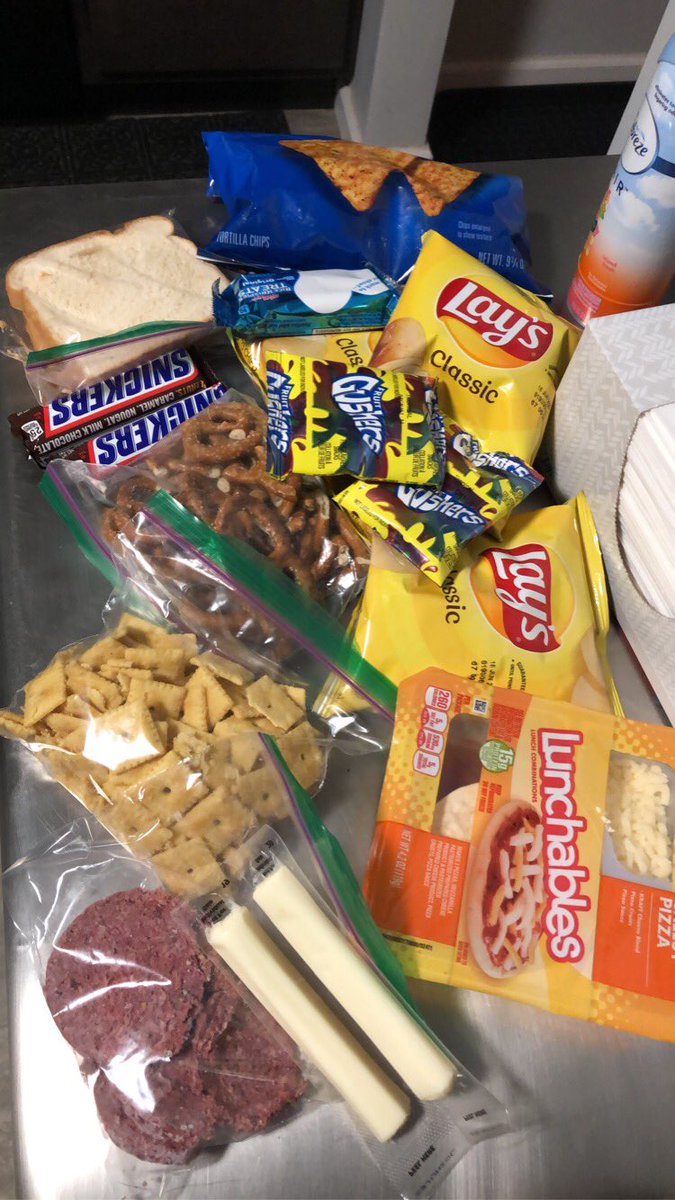 I’m a firm believer now that packing your lunch for work the next day drunk is the move cause im about to be eating like a king tomorrow