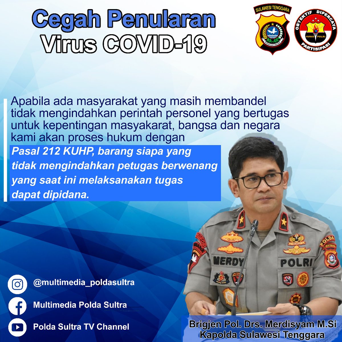 MPoldasultra's tweet photo. #BubarkanCegahCorona https://t.co/7UoMJpqhLk