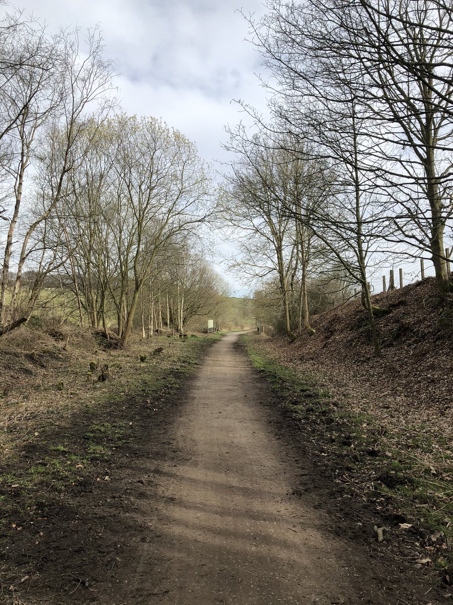 SarahNormanCX's tweet photo. Got my #OneFormOfExerciseADay in early with a run along the @TPT_National as the sun came up. Very quiet so no difficulty maintaining #2metresdistance #StaySafe https://t.co/bXNTFPXg2Y