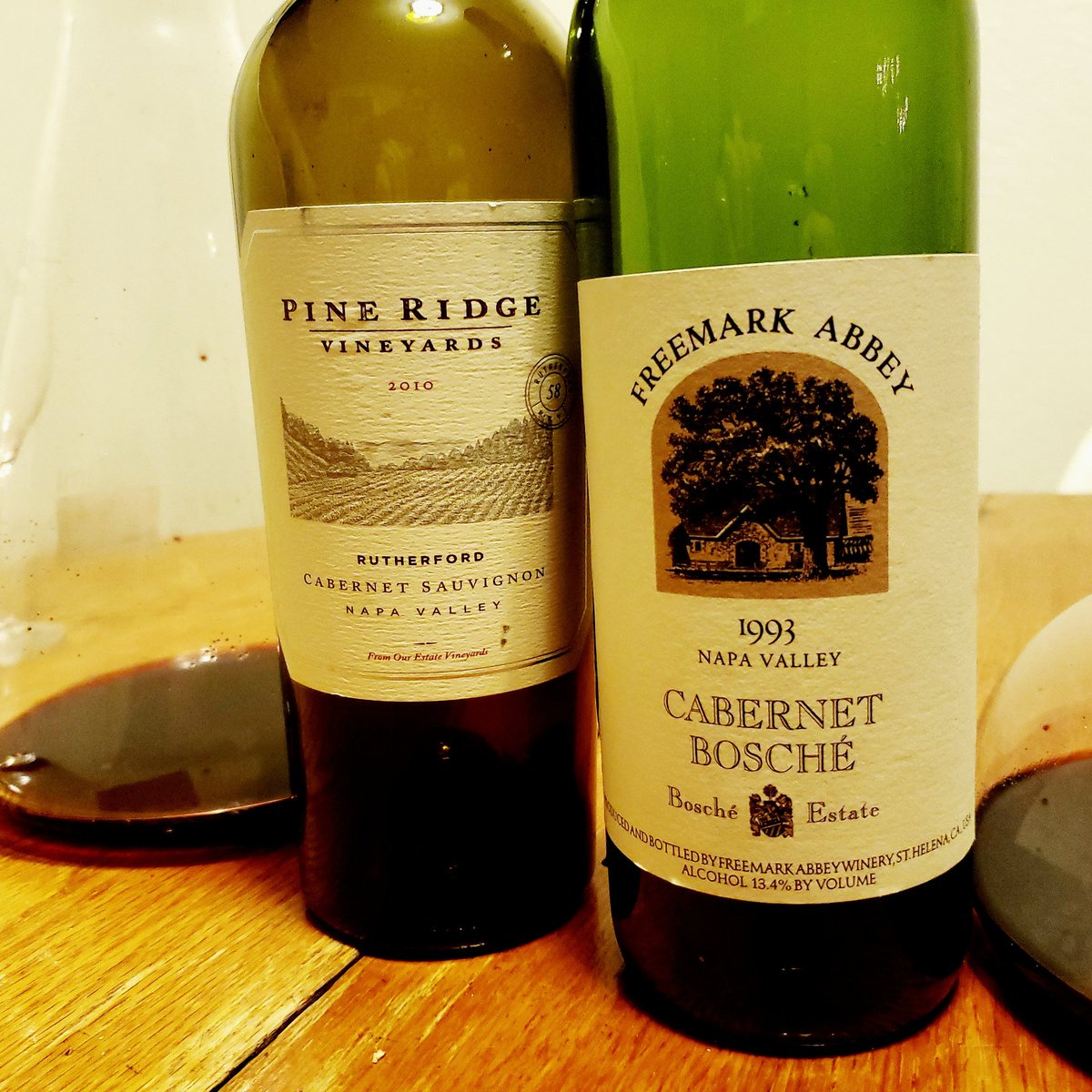 Making situational lemonade out of quarantined lemons. An awesome Rutherford evening. The '93 still had fruit and showed little oxidation and the '10 was more subtle but still had years of life.
.
.
#wine #winemaker #booze #alcohol #fermentation #coronavirus #covid_19 #quarantine