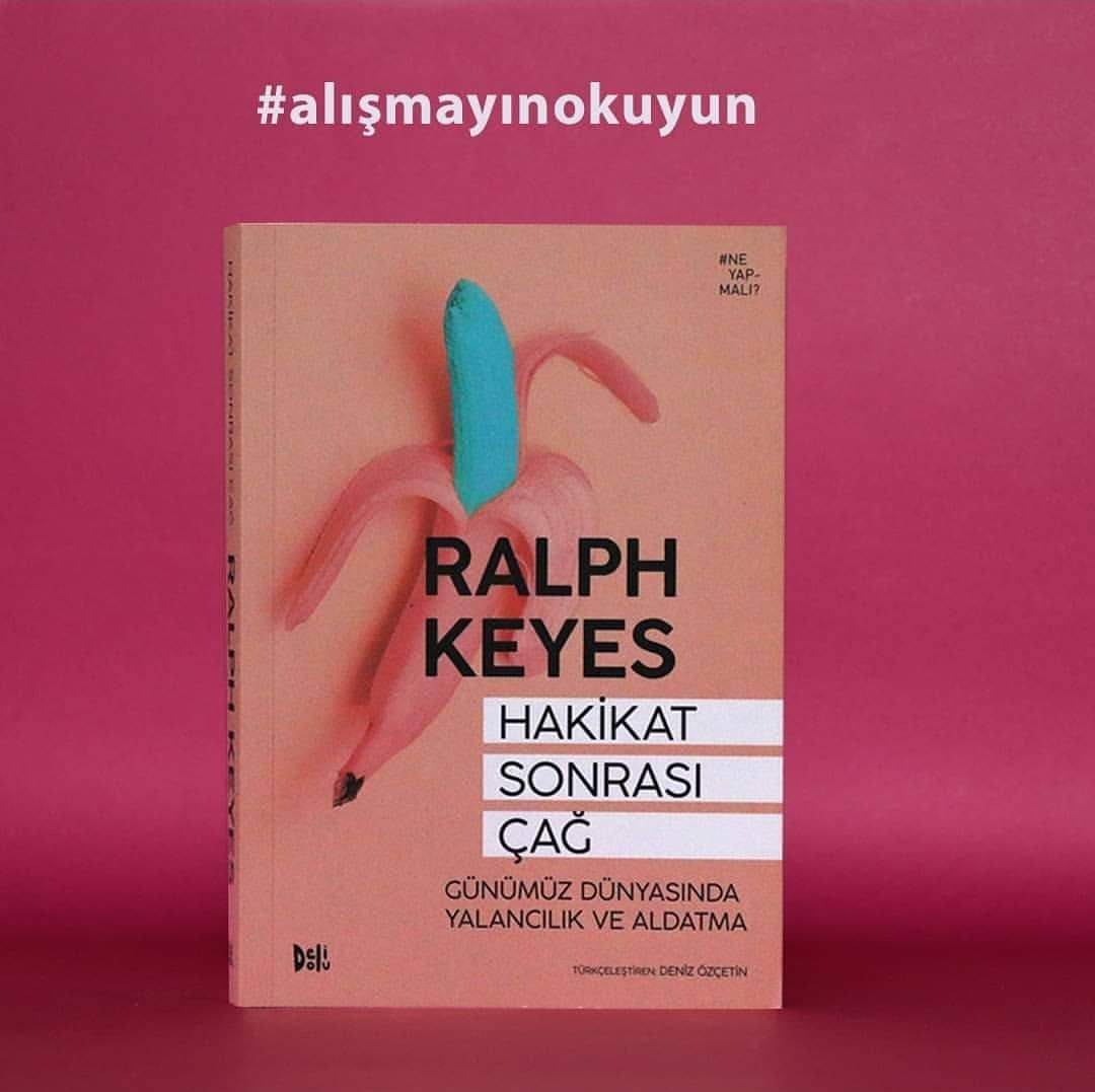 delidolukitap's tweet photo. Toplumsal yaşamımızı radikal biçimde şekillendirmeye başlayan, yalanlar üzerine kurulu bu yeni gerçekliği daha iyi anlamak için hakikat sonrası çağın yükselişine yakından bakın.
https://t.co/4WV1qb2bps
#DelidoluKitap #HakikatSonrasıÇağ #PostTruth #RalphKeyes
#alışmayınokuyun https://t.co/ldPfIKMMdu