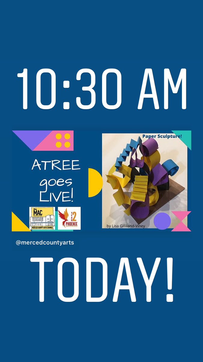artsmerced's tweet image. Online arts class for kids! Paper Sculptures! youtube.com/channel/UCgj1t…