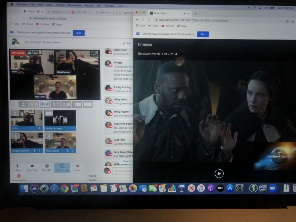 malcolmbarrett's tweet photo. Well, THAT was an adventure!!! 🤣🙏🏾
#Timeless 

#TimeTeamRewatchStream https://t.co/kmSe8fdiY4
