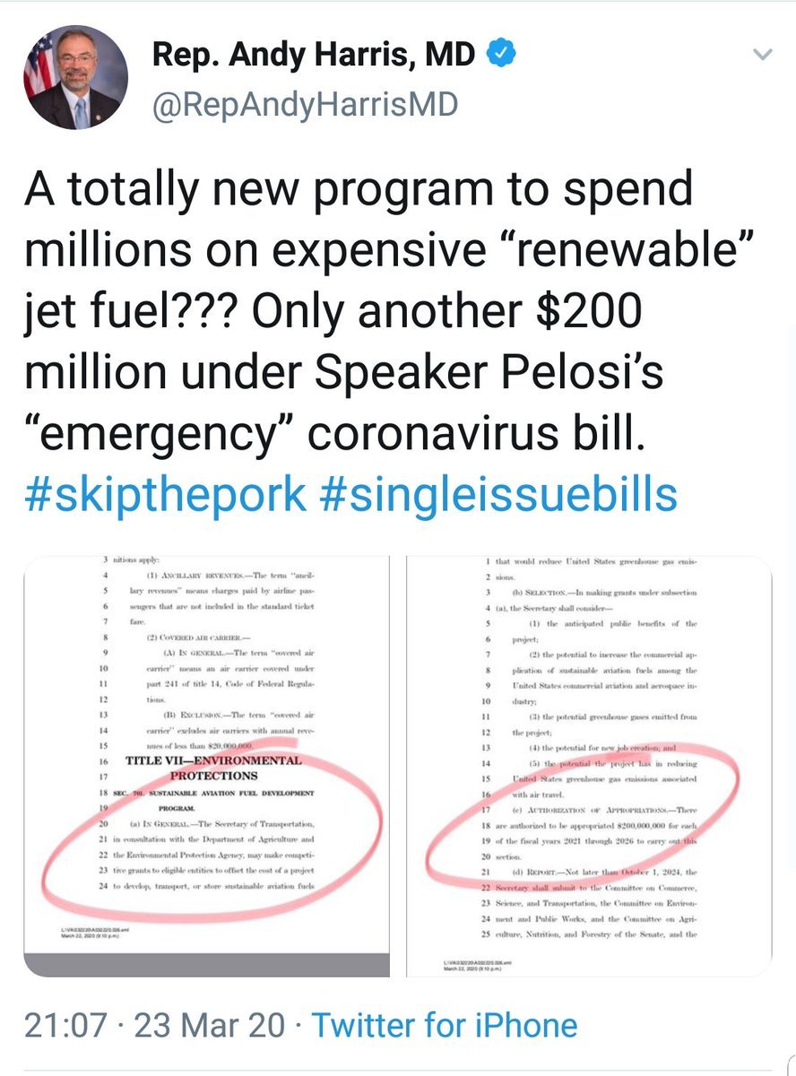 19.  #QAnon The outrageous provisions for removing voter ID for ballot harvesting levered into the  #Coronavirus relief bill are laid out by Dr.  @RepAndyHarrisMD  #Q  https://twitter.com/RepAndyHarrisMD/status/1242178705050480640